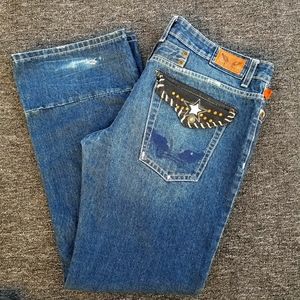 Robin's Jeans 38 x 32 design pockets